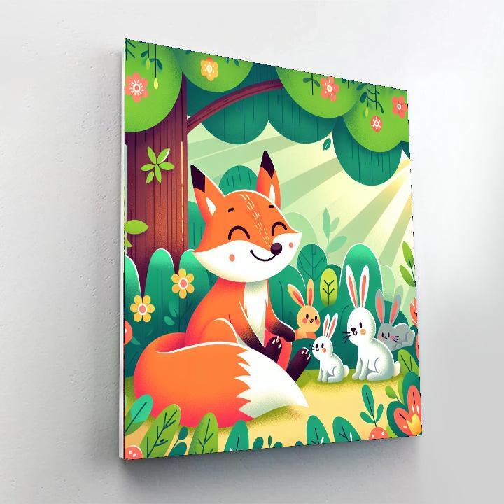 Charming Woodland Wonders Painting Number Kit