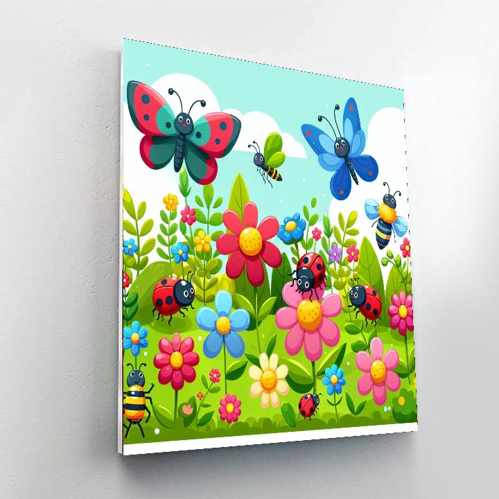 Garden Insect Safari Painting By Numbers Kit