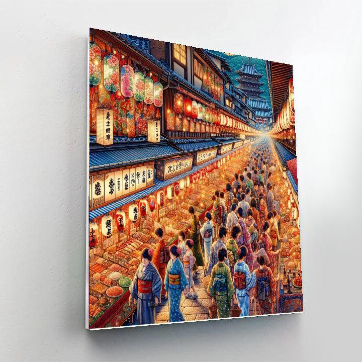 Gion Yatai Festival - Kyoto, Japan Numbered Painting Kits