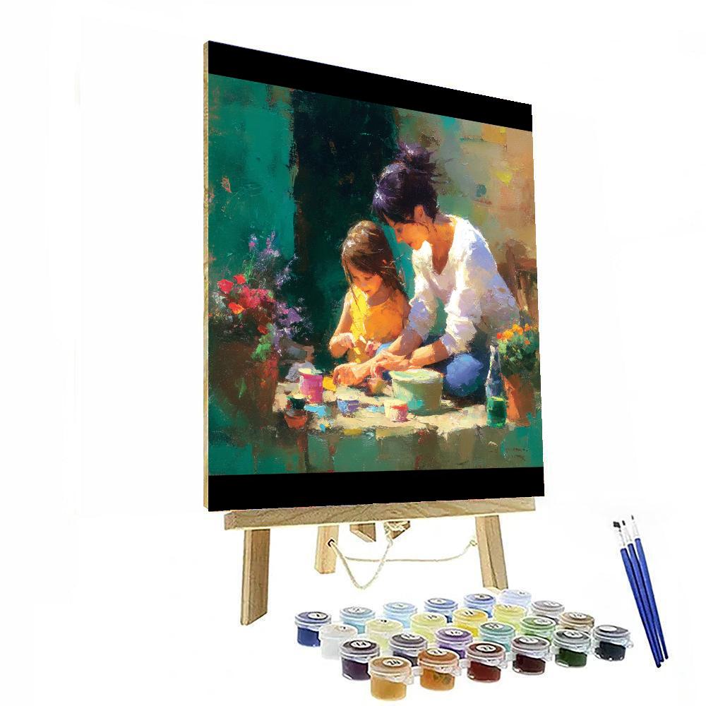 Hearts United In Love DIY Paint By Numbers