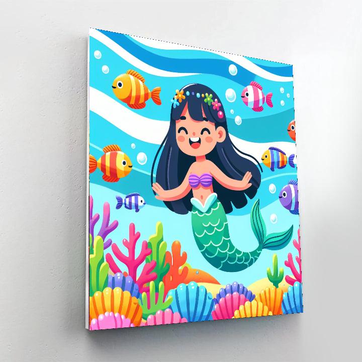 Underwater Kingdom Explorers Paint By Numbers