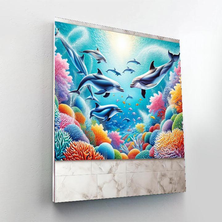Playful Underwater Scene Paint By Color