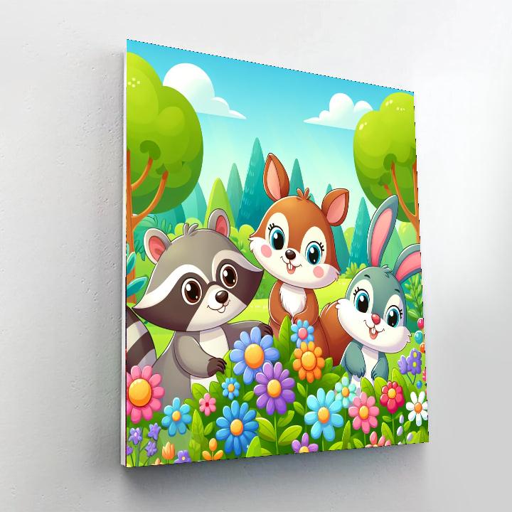 Curious Critter Expedition Numbered Painting Kits