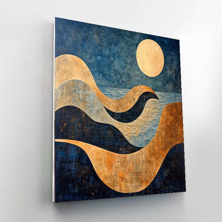 Max Ernst Inspired Dreamscape Of Elements  Painting By Numbers Kit