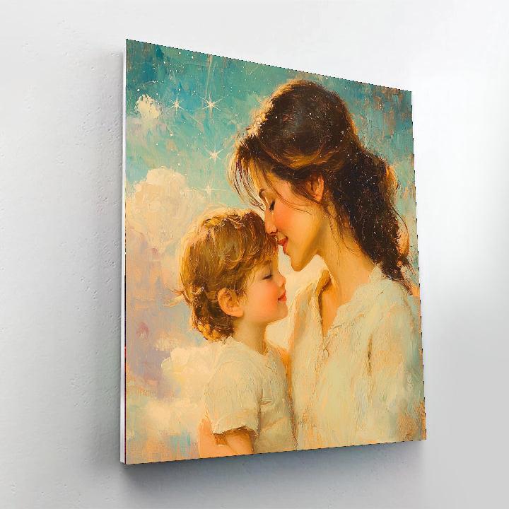 Mother's Gentle Whisper Paint By Numbers