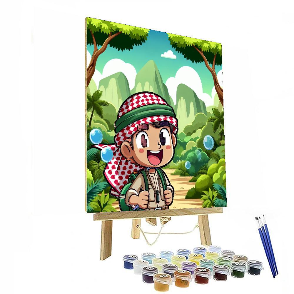 Rainforest Explorer Trek DIY Paint By Numbers