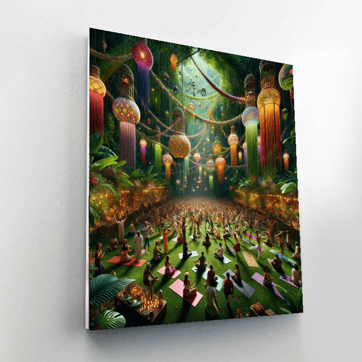 Jungle Party Festival - Costa Rica Paint By Color