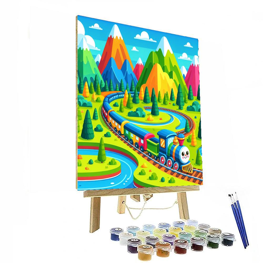 Railway Journey Adventure Paint By Number