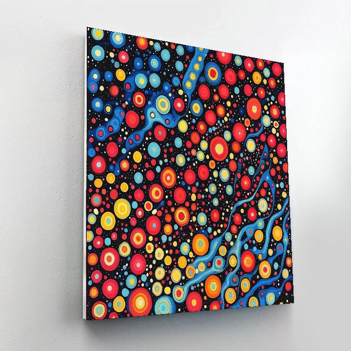Yayoi Kusama Inspired Illusory Patterns Of The Cosmos  Paint By Number