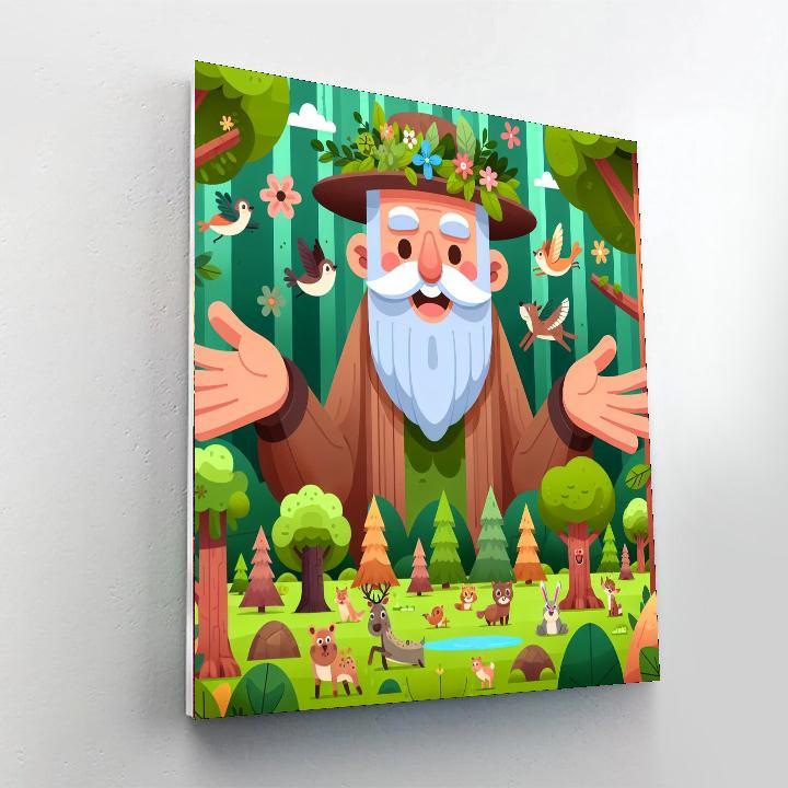 Caring Forest Guardian DIY Paint By Numbers