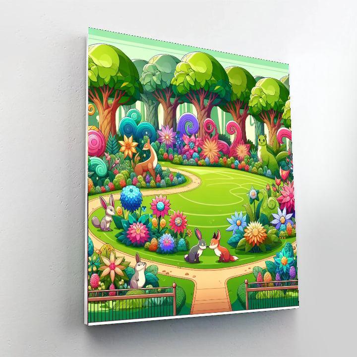 Magic Garden Getaway Number Painting
