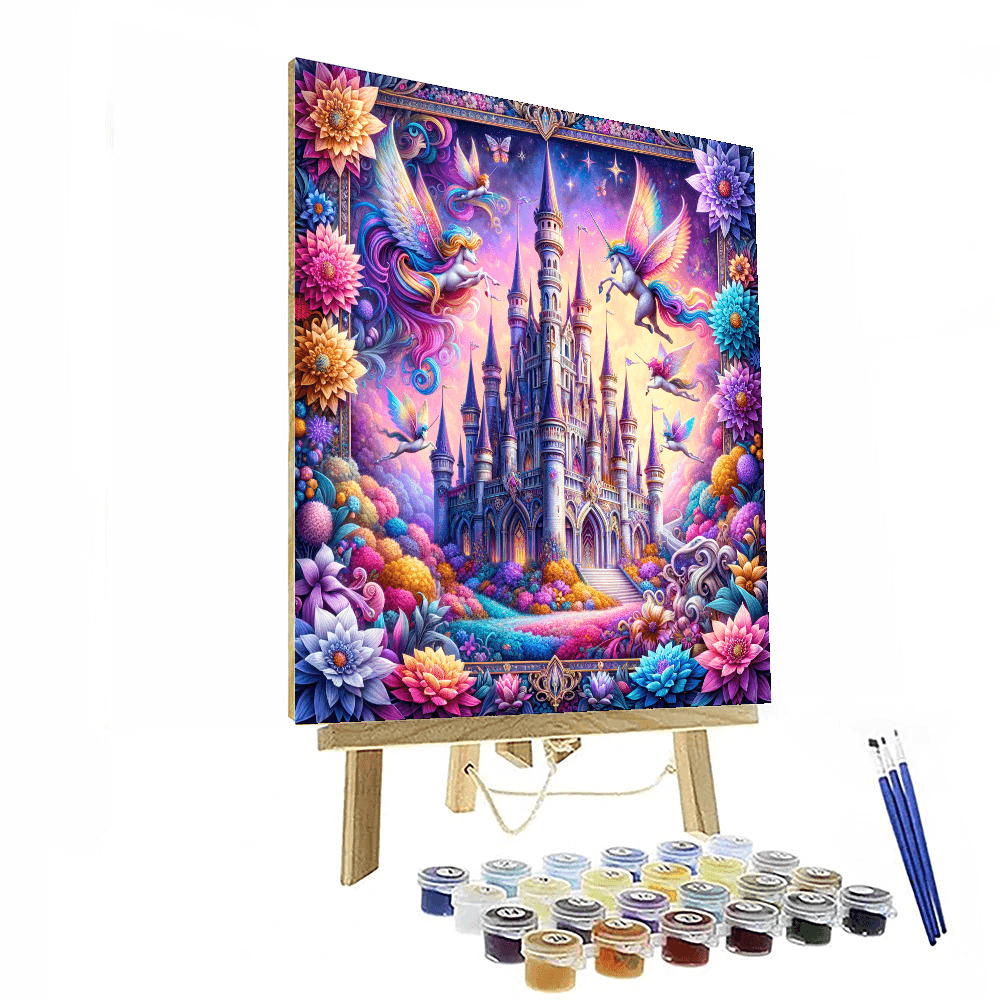 Mystical Enchanted Castle DIY Paint By Numbers
