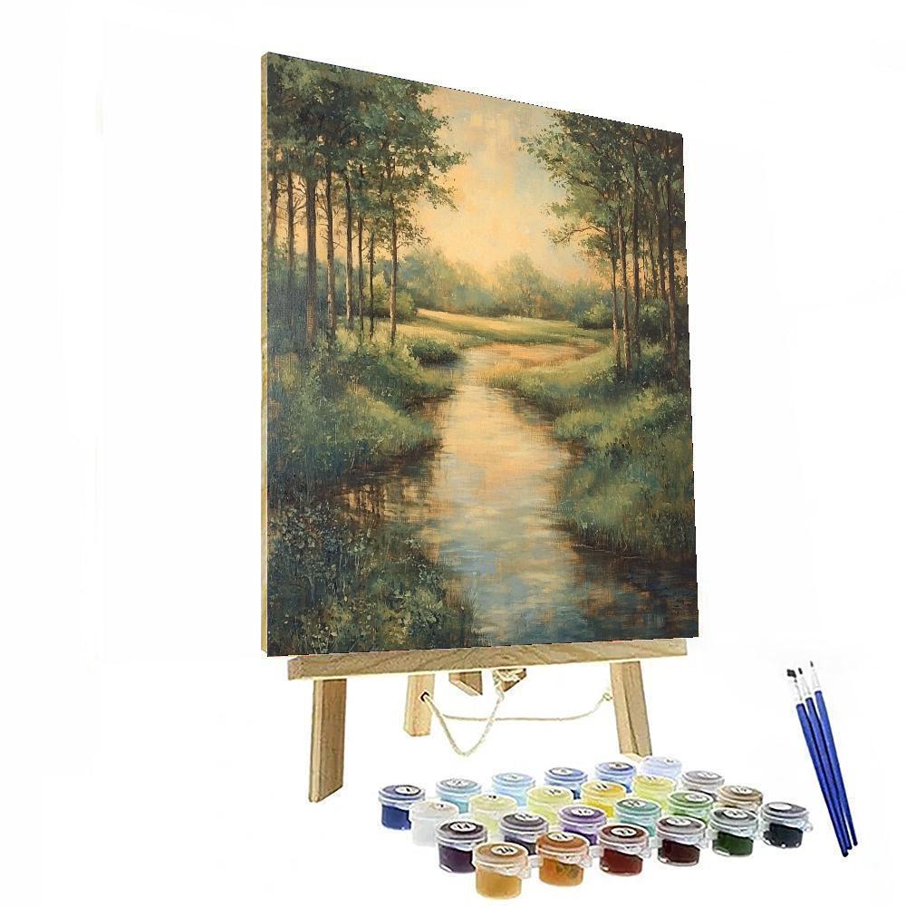 Edgar Degas Inspired Harmony In Stillness  Paint By Numbers