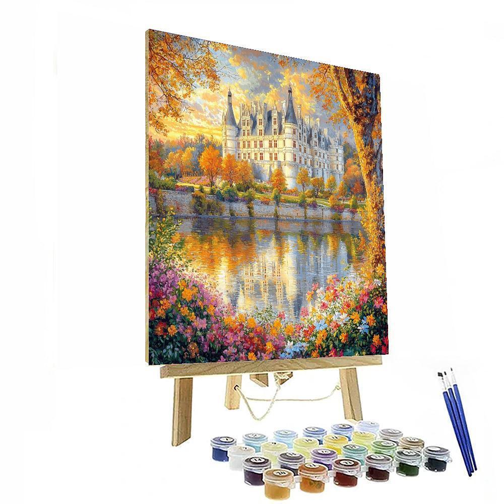 Castle Of Chenonceau - France Numbered Painting Kits