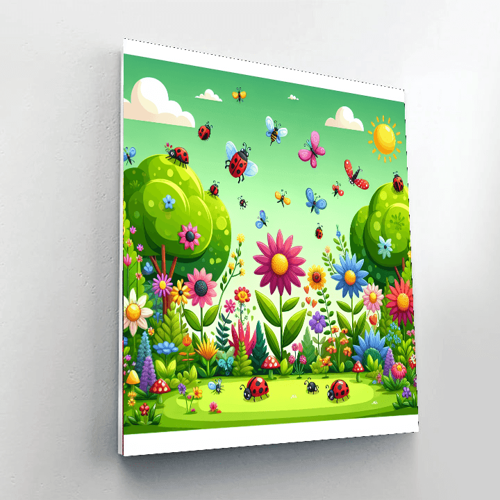 Magic In The Garden Paint By Number