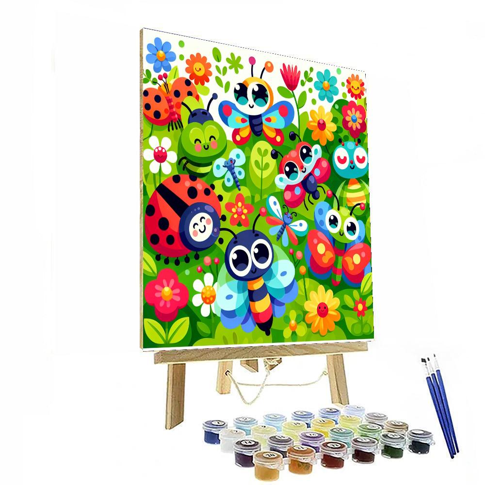 Insect Explorers Adventure Paint By Numbers Art