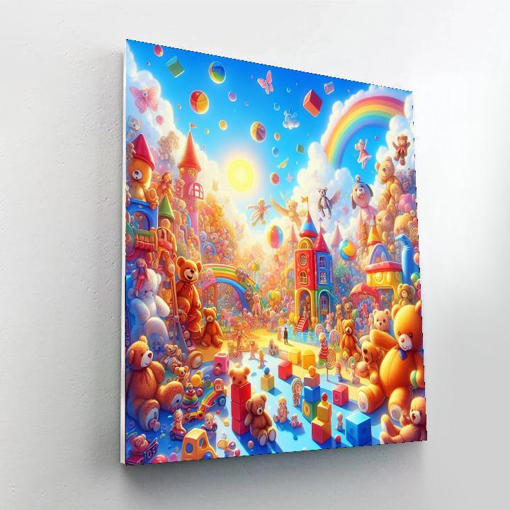 Whimsical Toyland Fantasy Painting By Numbers Kit