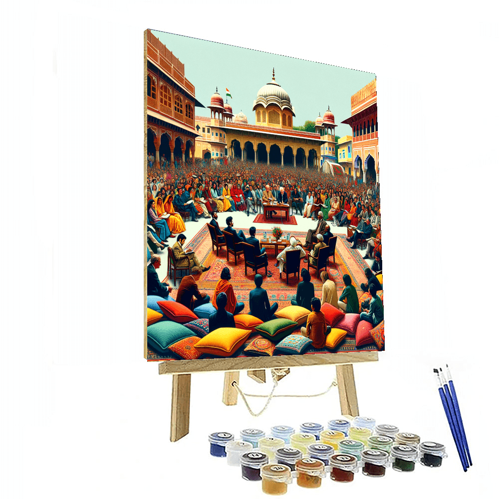 The Jaipur Literature Festival Painting By Numbers Kit