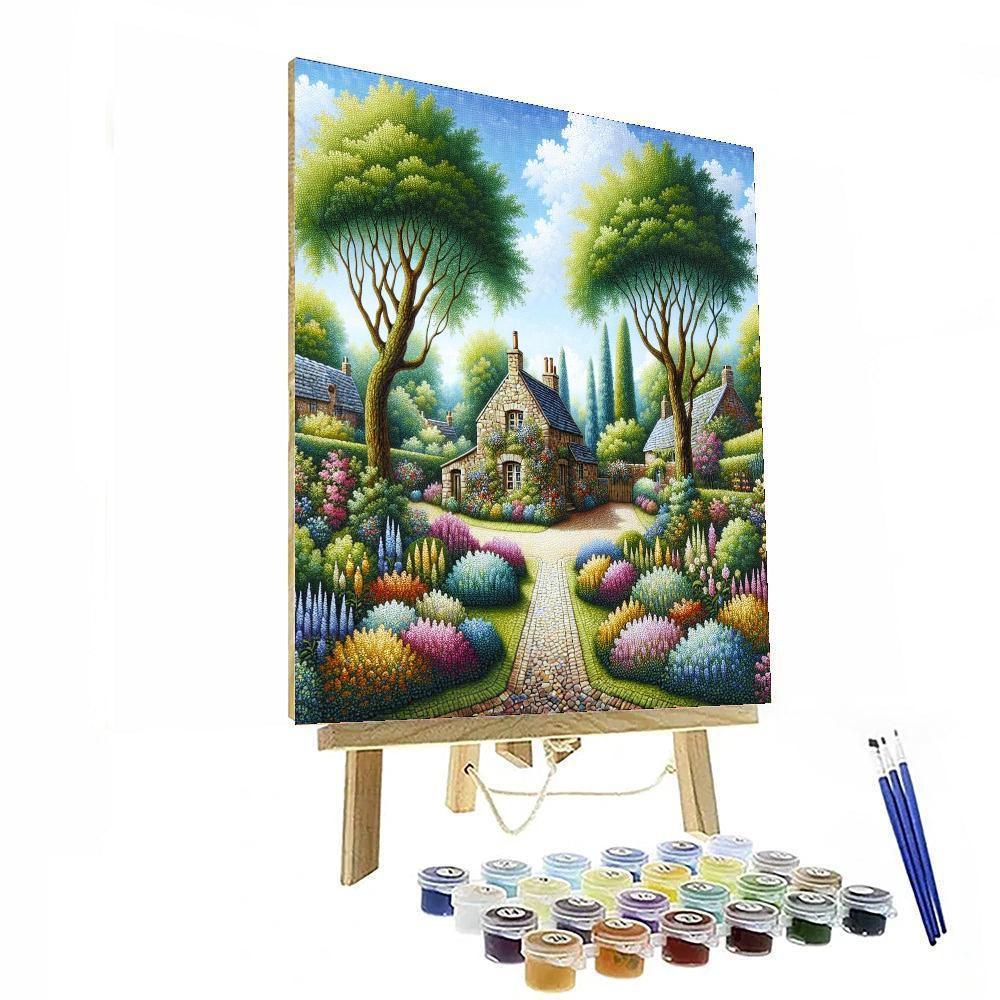 Rustic Country Cottage Numbered Painting Kits