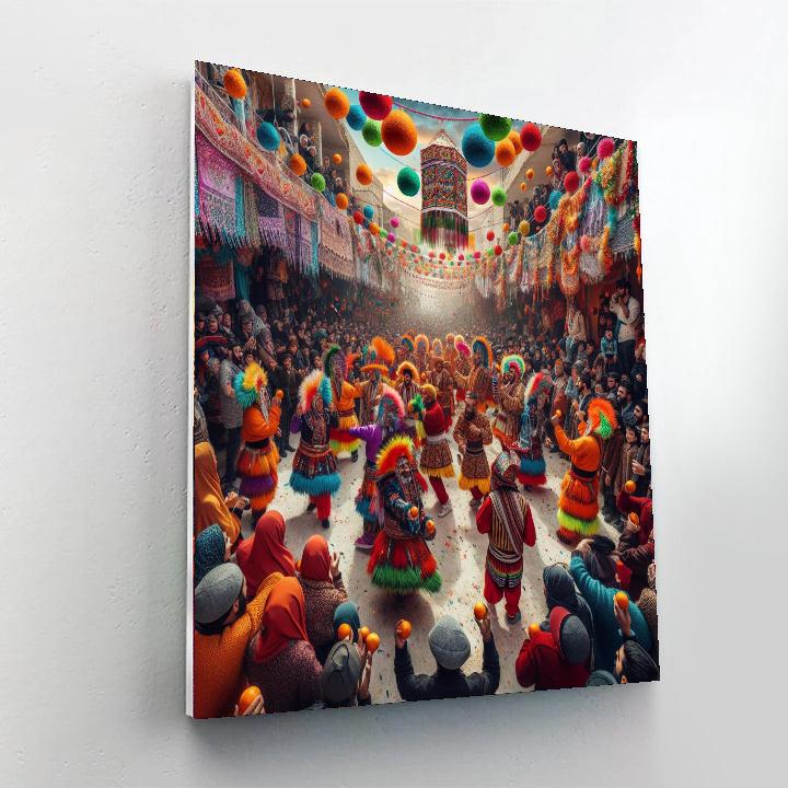 The Carnival Of Binche Paint By Numbers Art