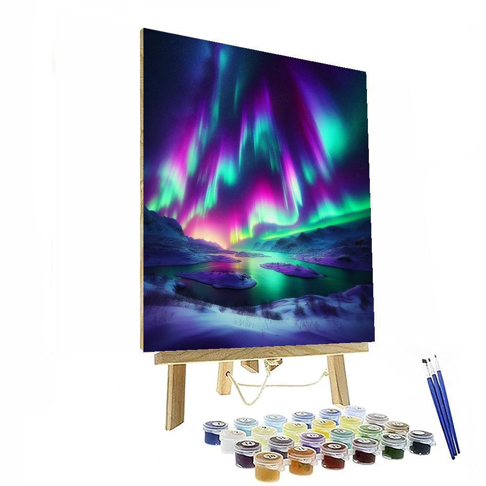 Aurora Borealis Wonder Numbered Painting Kits