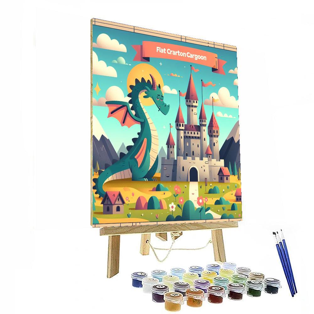 Dragon Kingdom DIY Paint By Numbers