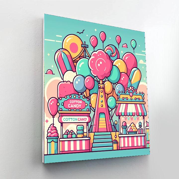 Bubblegum Carnival Fun Paint By Numbers