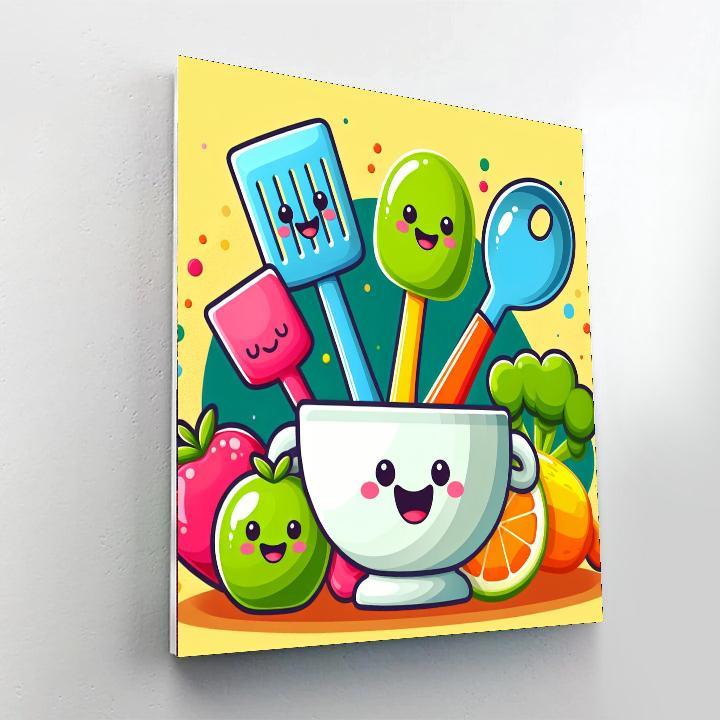 Kooky Kitchen Creations Numbered Painting Kits