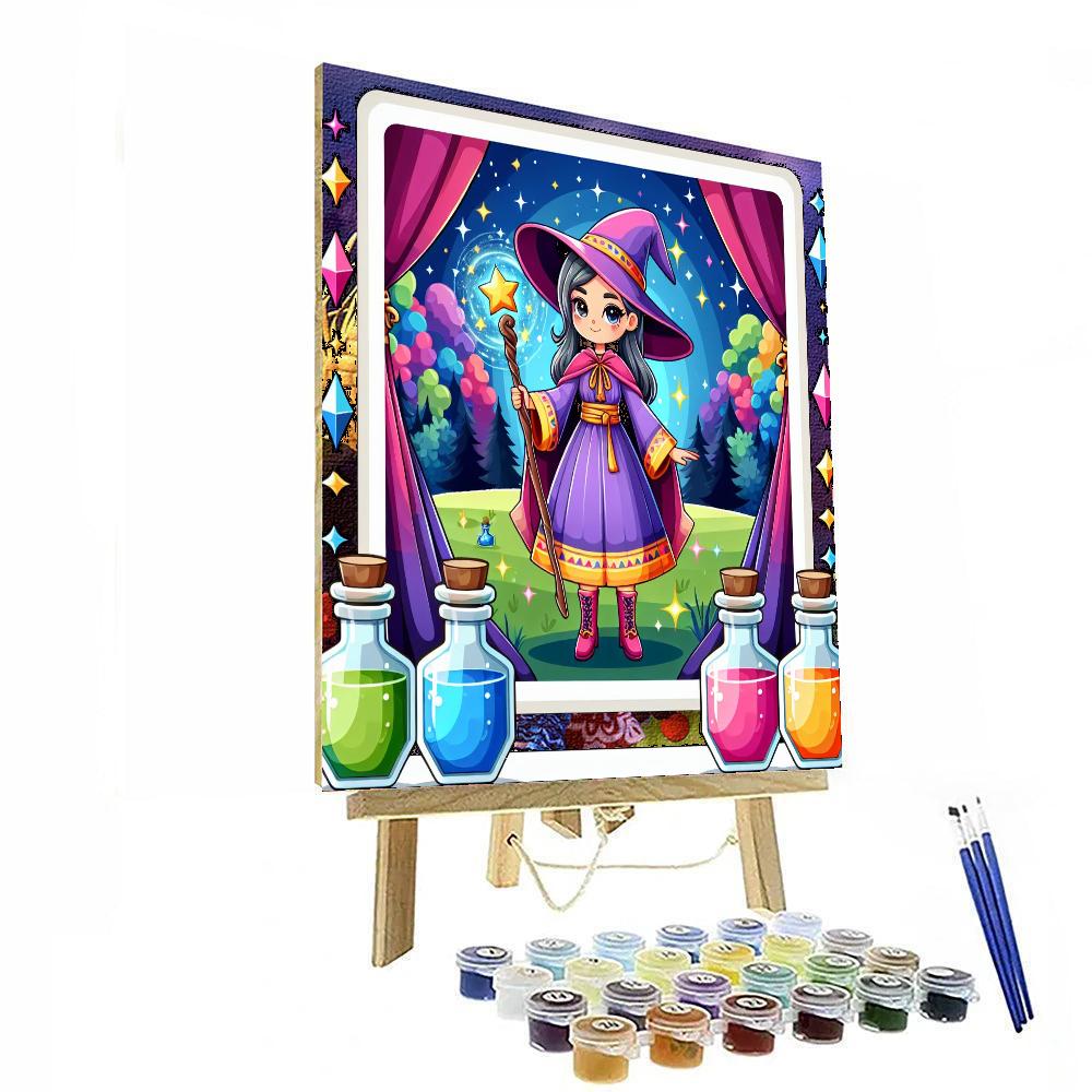 Magical Wizard's World Painting By Numbers Kit