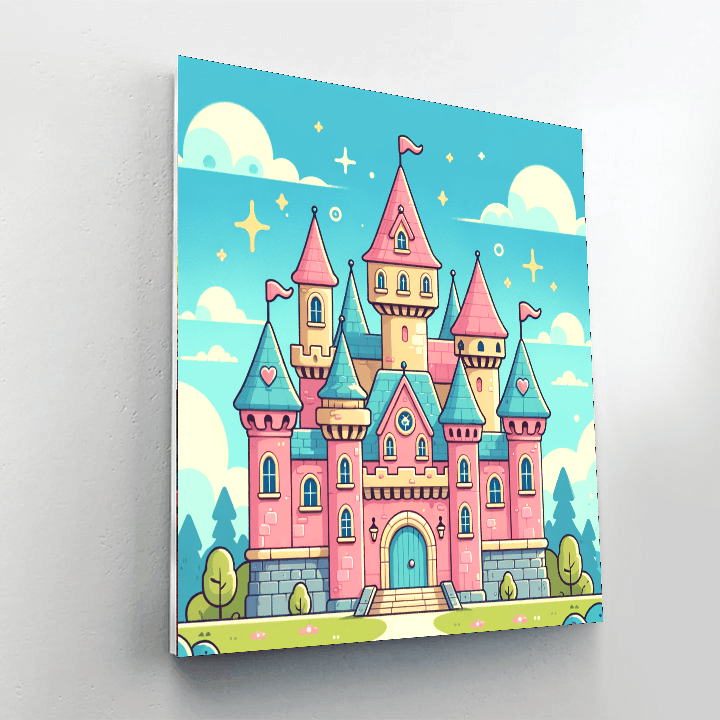 Fantastic Fairytale Castle Paint By Numbers