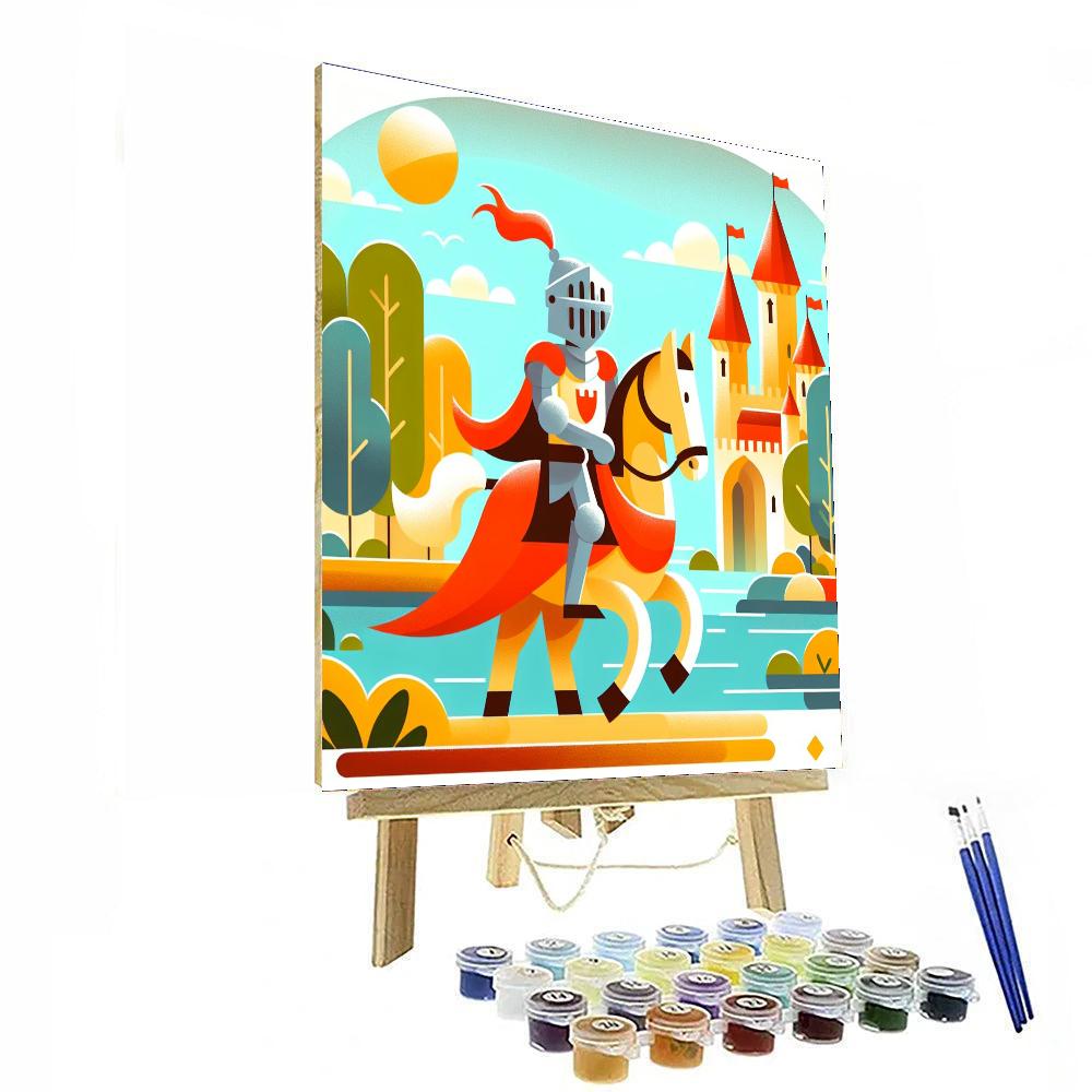 Knight's Royal Adventure Painting Number Kit