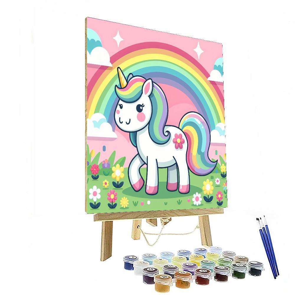 Mighty Unicorn Paint By Numbers Art