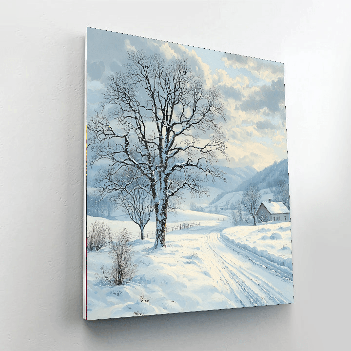 Caspar David Friedrich Inspired Stillness Of Winter  Paint By Numbers Kits