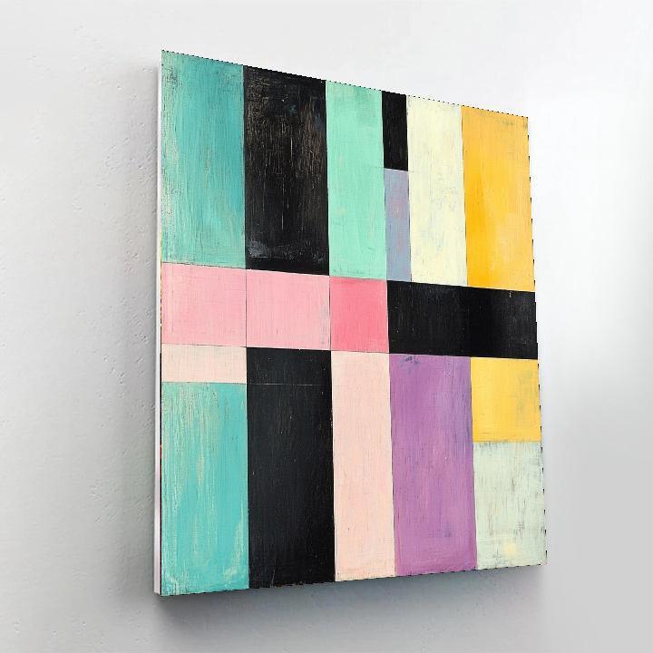 Kazimir Malevich Inspired Dimensions Of Reflection  Number Painting