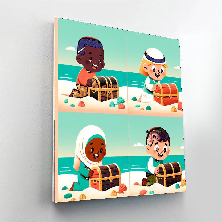 Treasure Trunk Paint By Color