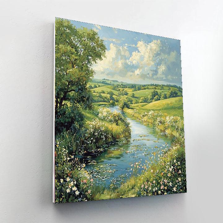 John Constable Inspired Serene Nature Escape  DIY Paint By Numbers