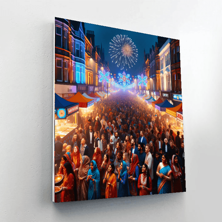 Diwali Festival - Leicester, Uk Paint By Color