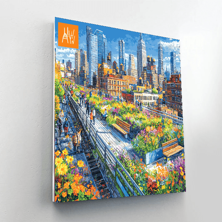 The High Line Painting By Numbers Kit
