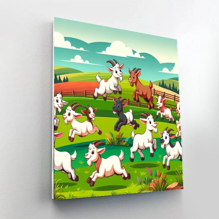 Gleeful Goats Paint By Numbers Kits