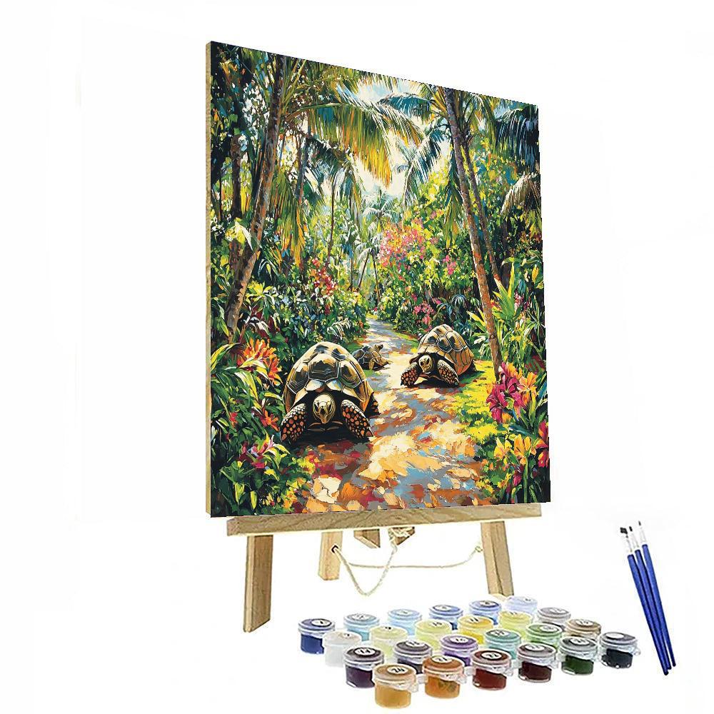Seychelles National Botanical Gardens DIY Paint By Numbers
