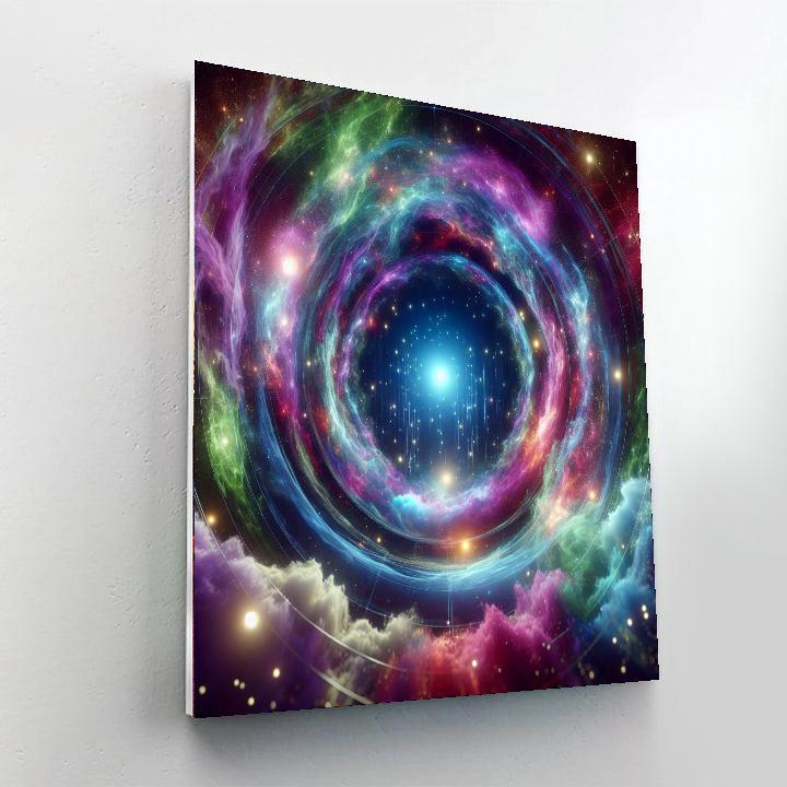 Futuristic Galactic Portal Paint By Numbers Kits