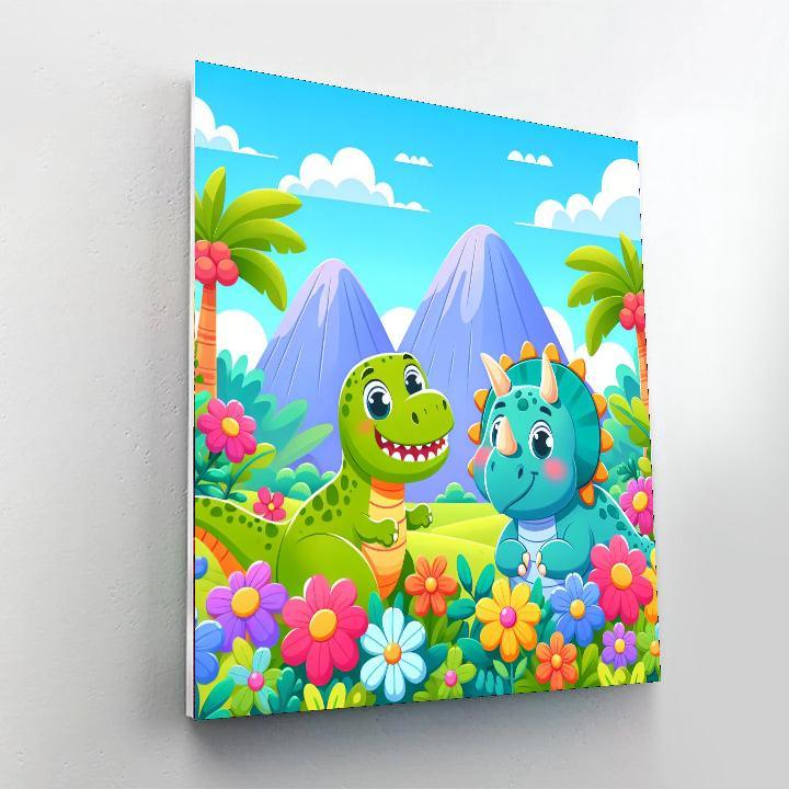 Dino-rific Adventure Paint By Numbers