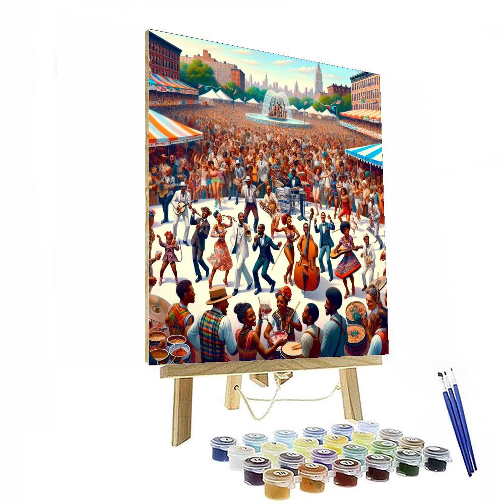 Harlem Renaissance Festival - Usa Paint By Color