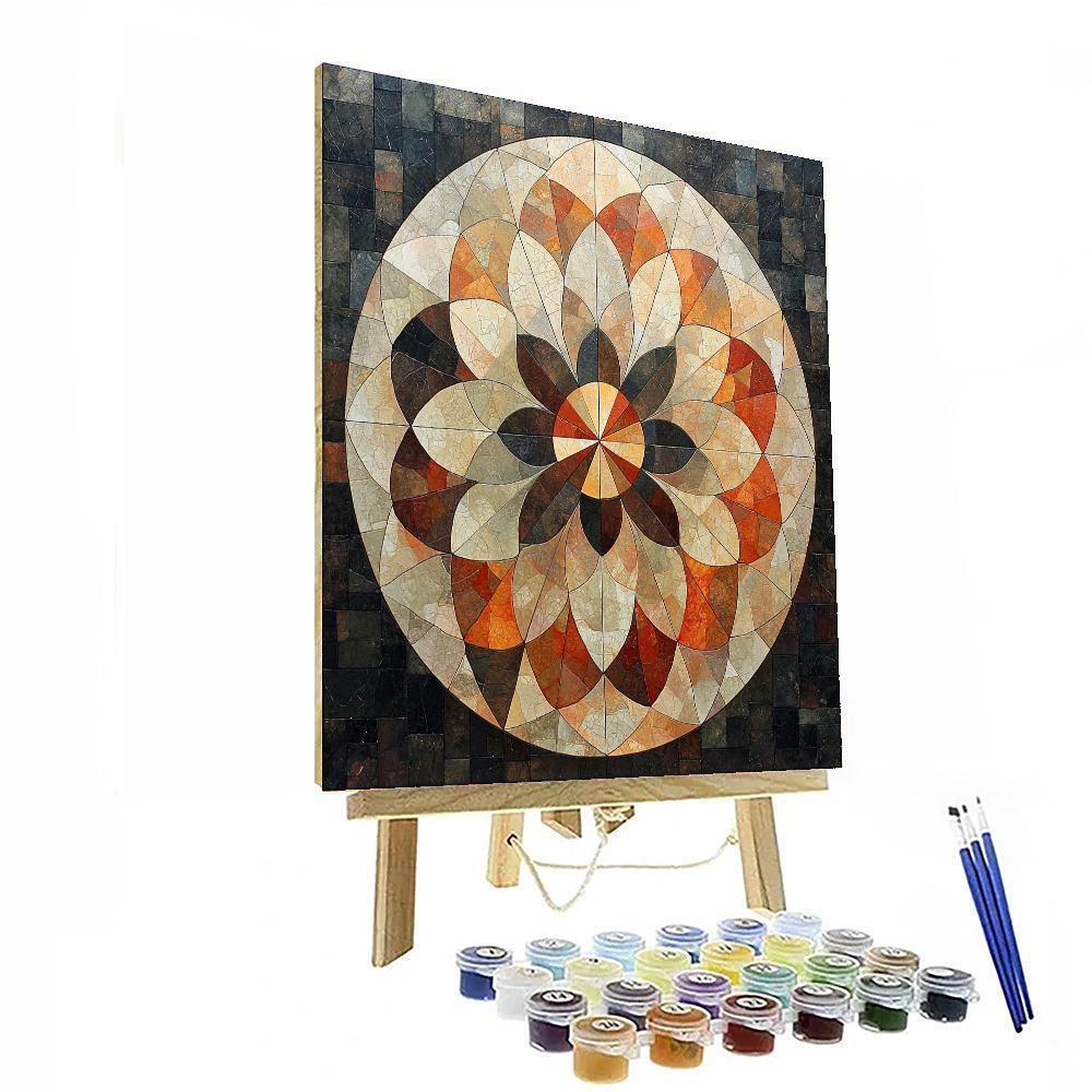 Michelangelo Inspired Sacred Symmetry  Paint By Numbers