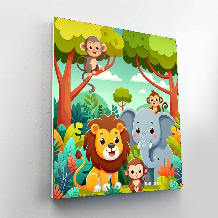 Daring Animal Explorers Paint By Color