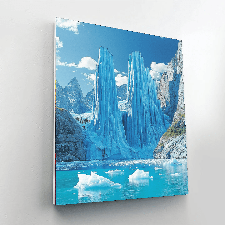 Patagonian Glacier Paint By Numbers
