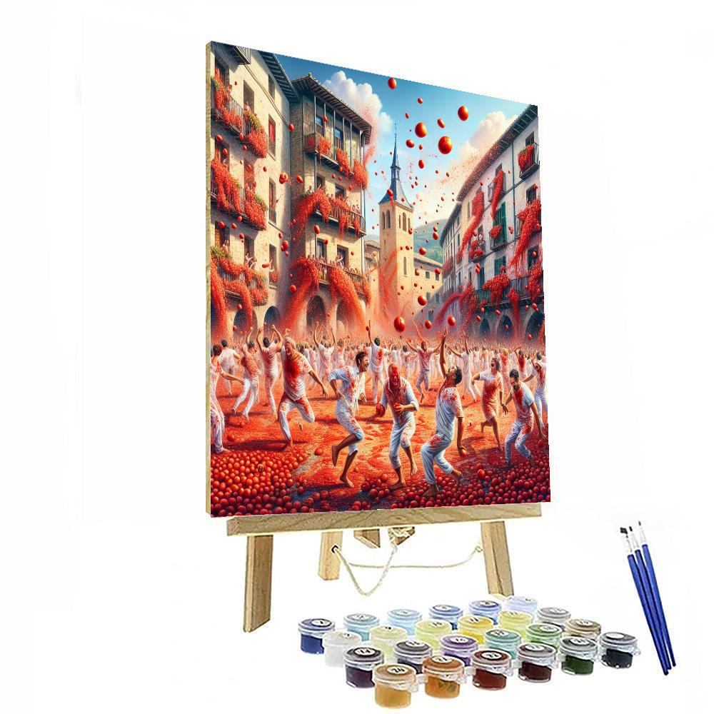 Tomatina Festival - Bunol, Spain Paint By Number