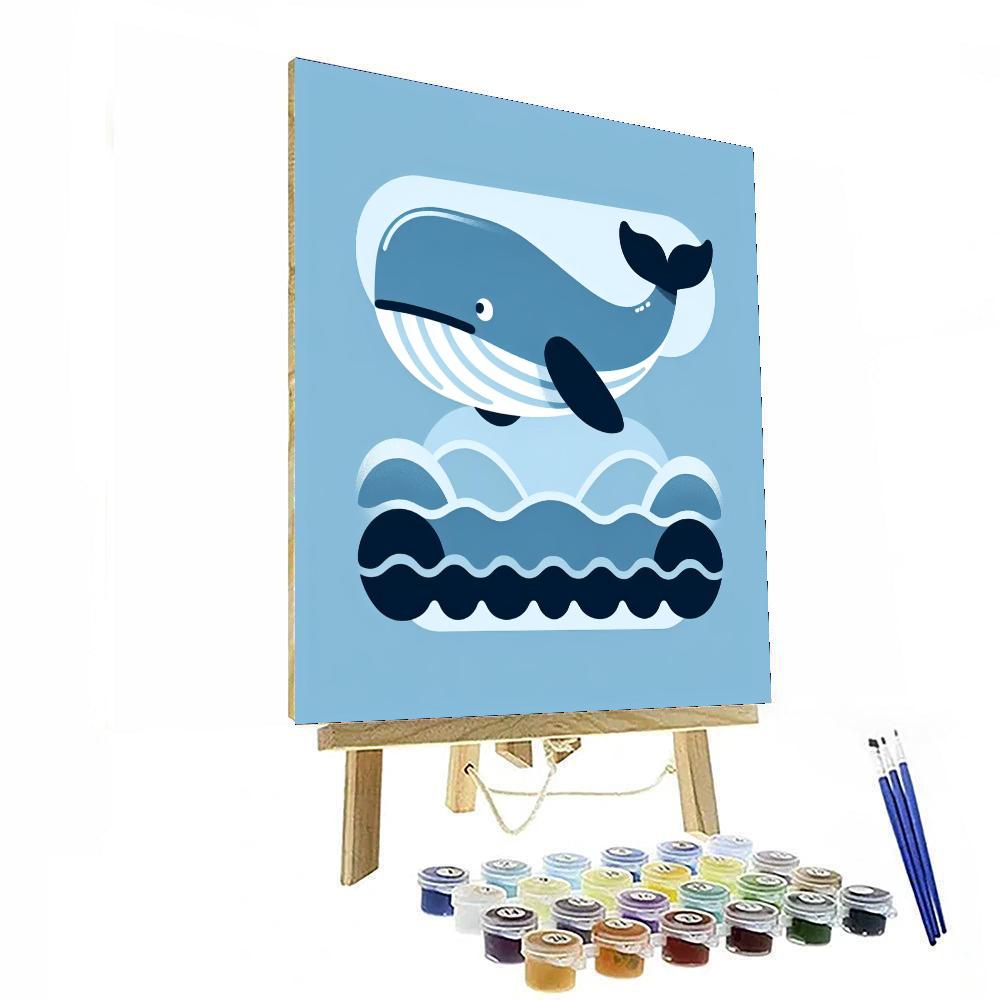 Whale's Majestic Ocean Voyage Paint By Numbers Kits