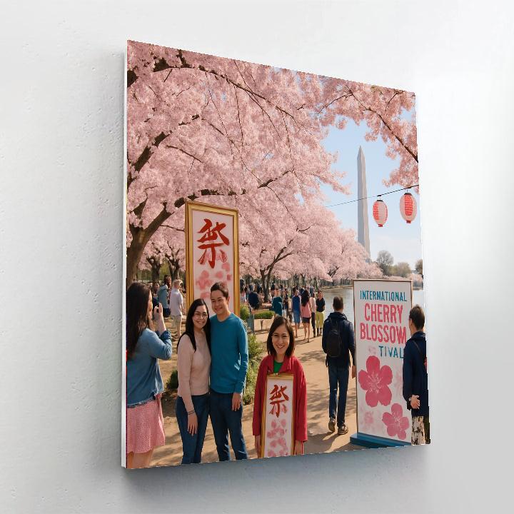 The International Cherry Blossom Festival Paint By Numbers Kits