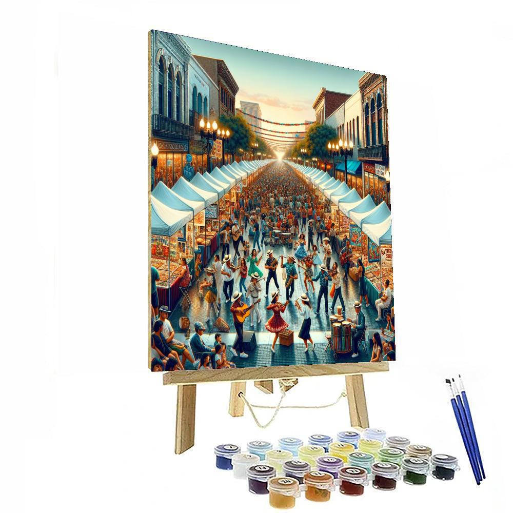 Bourbon Street Fest Painting Number Kit